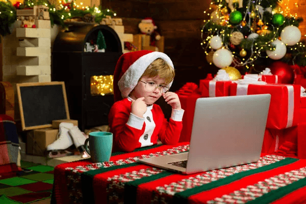 Choose a Santa call or gift code